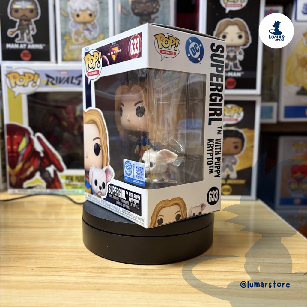 Funko Pop! DC Heroes #633 Supergirl with Puppy Krypto (Special Edition)