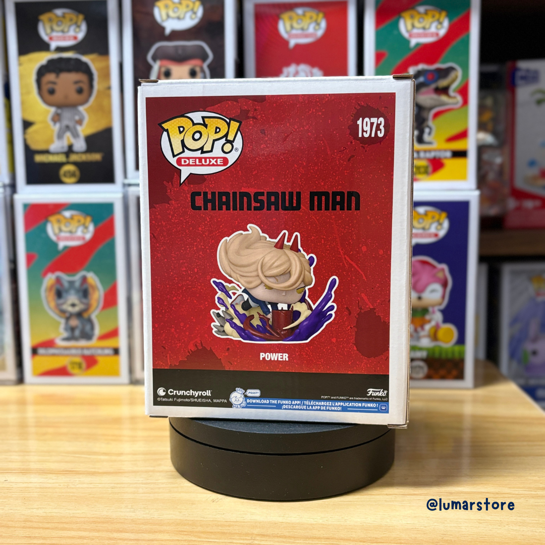 Funko Pop! Deluxe: Chainsaw Man #1973 Power (Blood Manipulation Diorama)