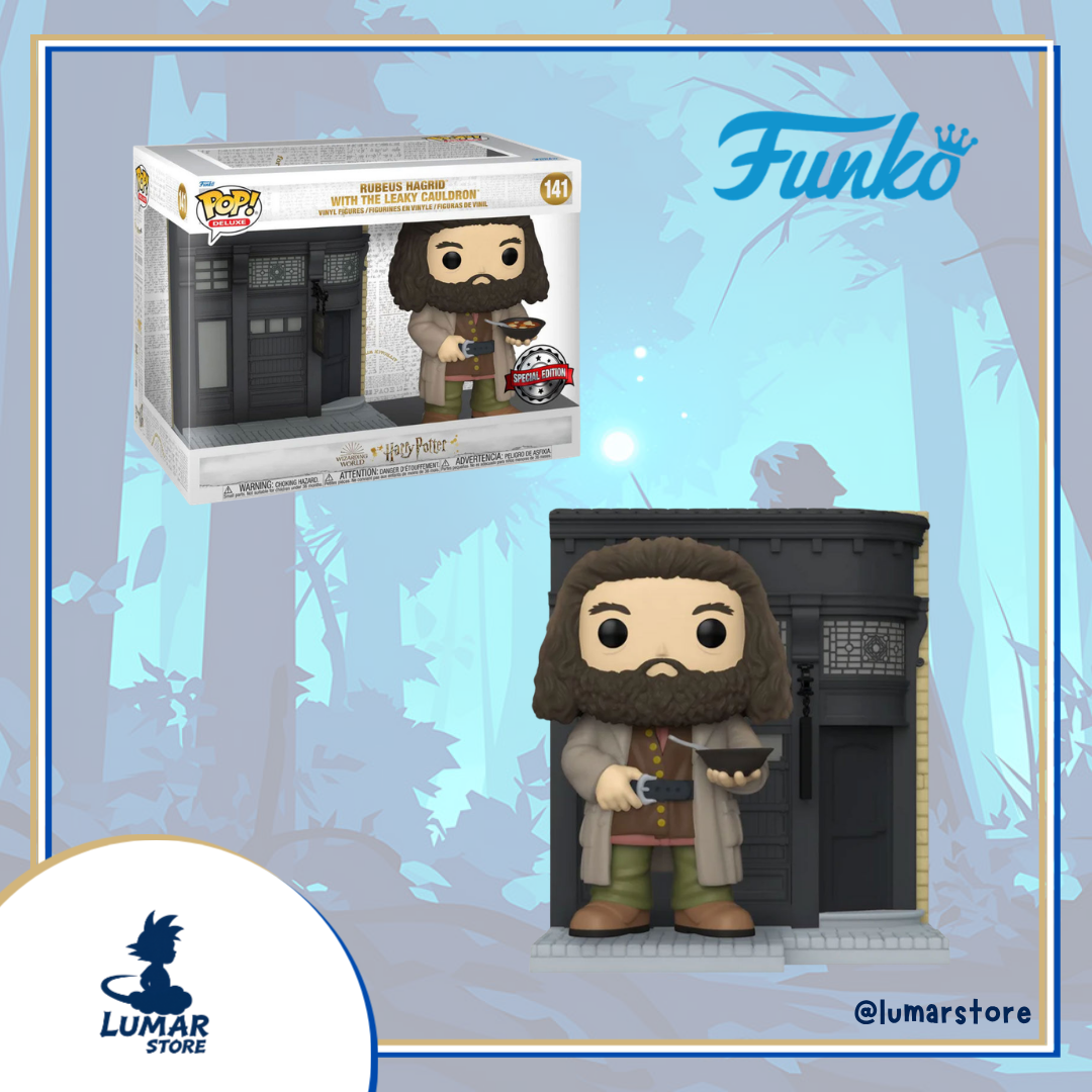 Funko Pop! Deluxe: Harry Potter #141 Rubeus Hagrid with The Leaky Cauldron (Special Edition)