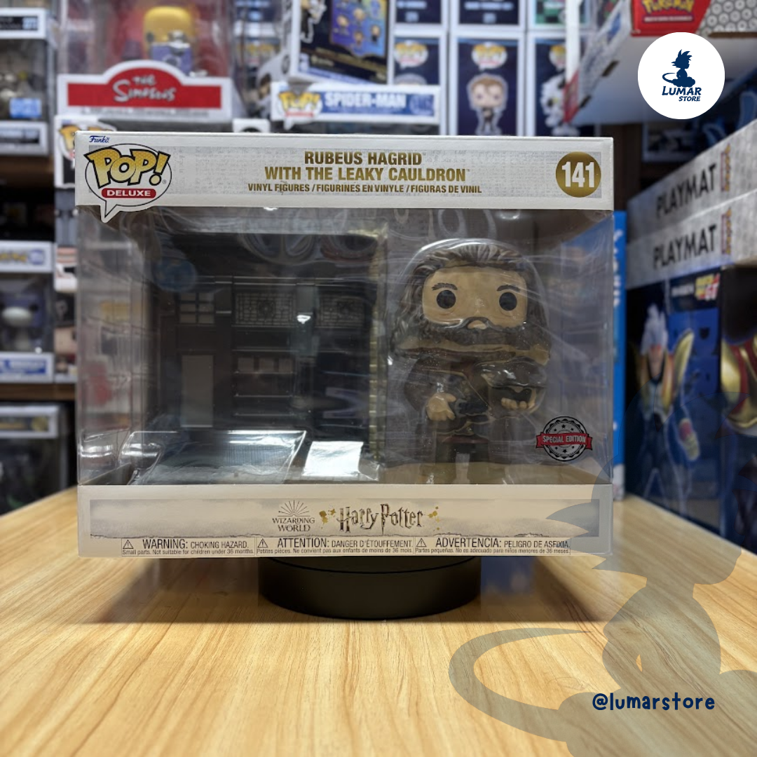 Funko Pop! Deluxe: Harry Potter #141 Rubeus Hagrid with The Leaky Cauldron (Special Edition)
