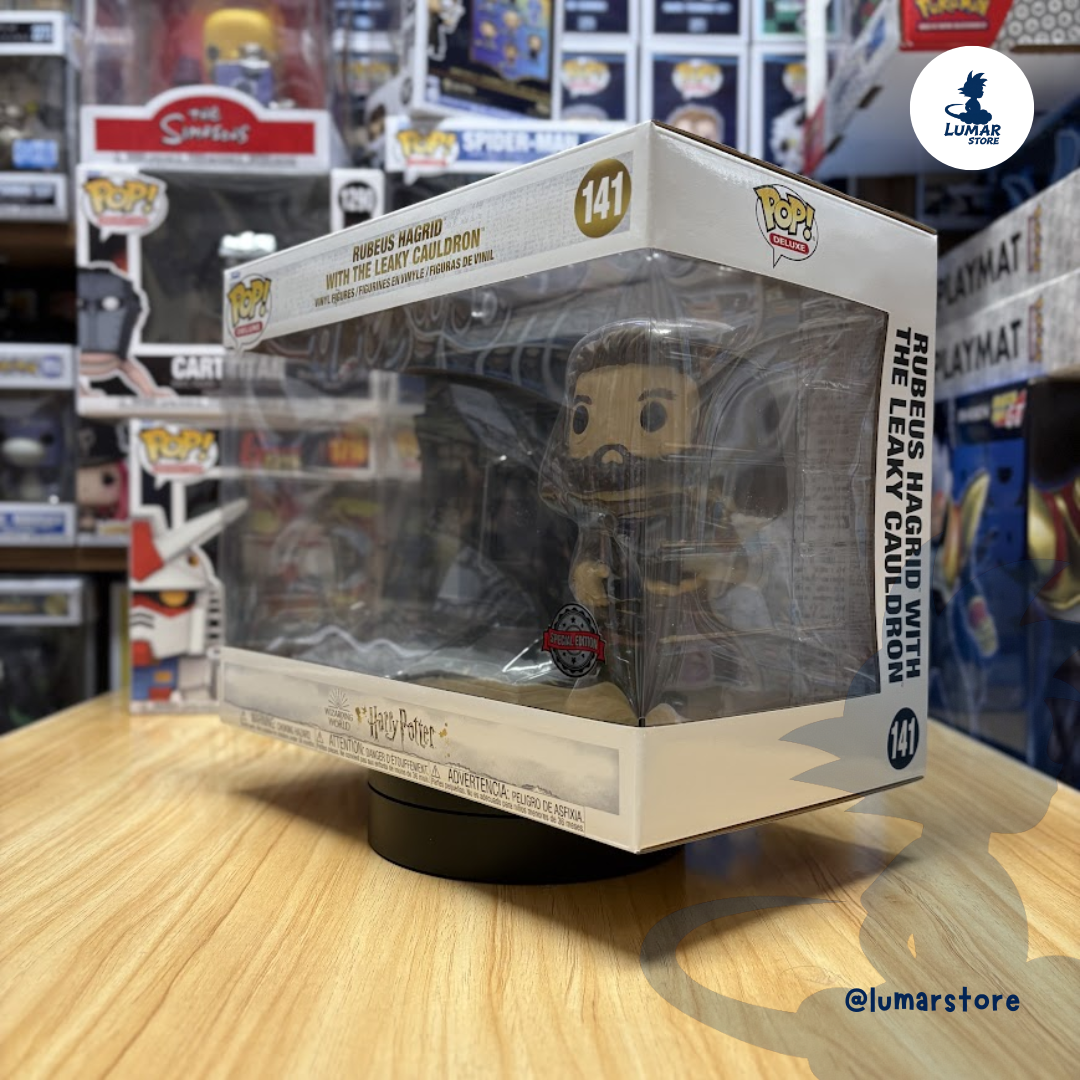 Funko Pop! Deluxe: Harry Potter #141 Rubeus Hagrid with The Leaky Cauldron (Special Edition)