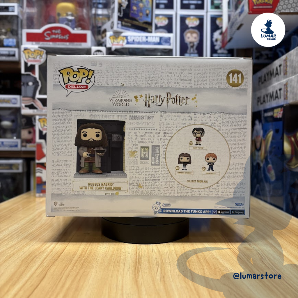 Funko Pop! Deluxe: Harry Potter #141 Rubeus Hagrid with The Leaky Cauldron (Special Edition)