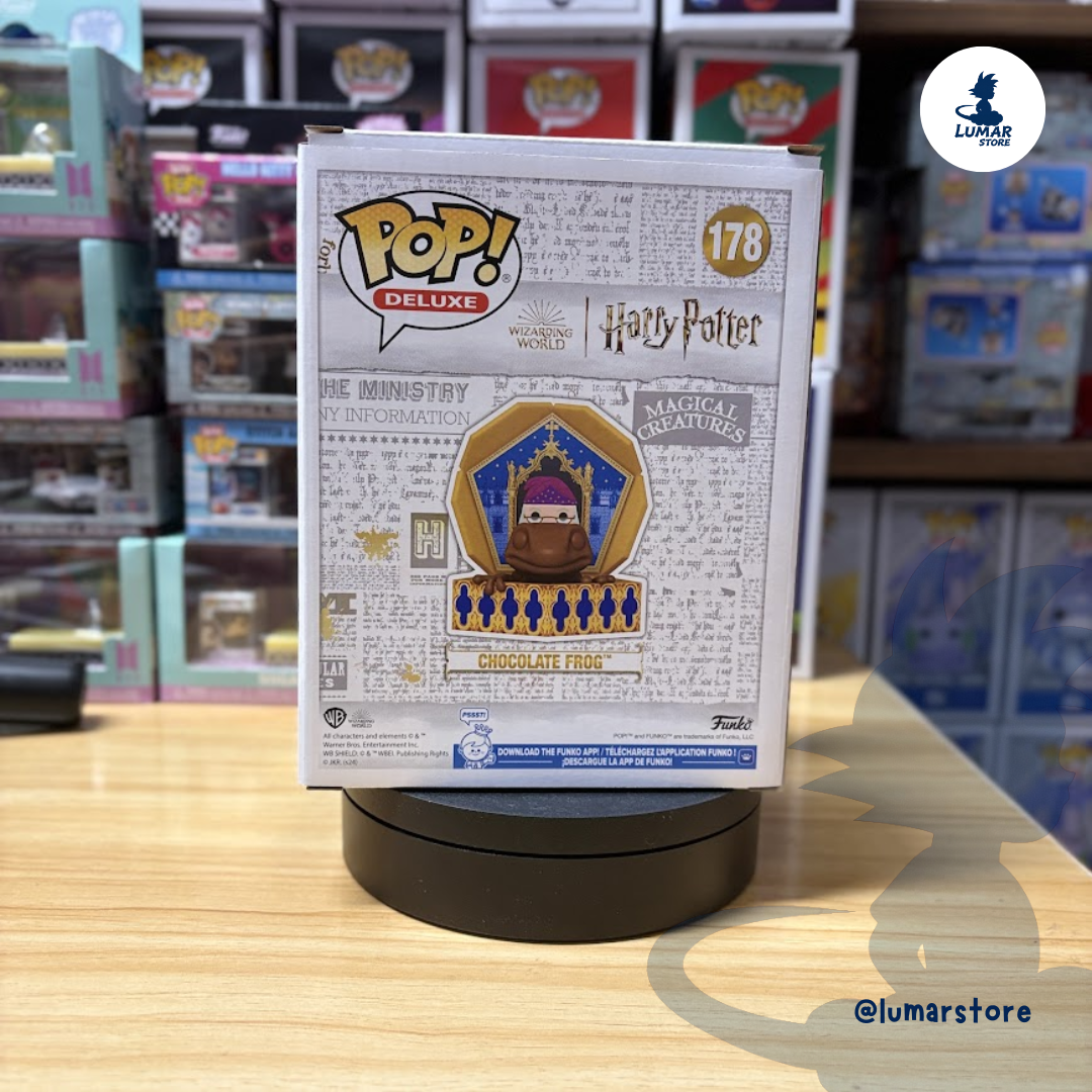 Funko Pop! Deluxe: Harry Potter #178 Chocolate Frog with Dumbledore Card