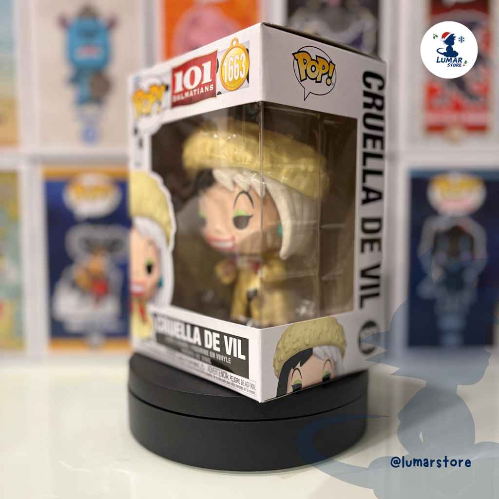 Funko Pop! Disney 1663 - Cruella de Vil | 101 Dálmatas