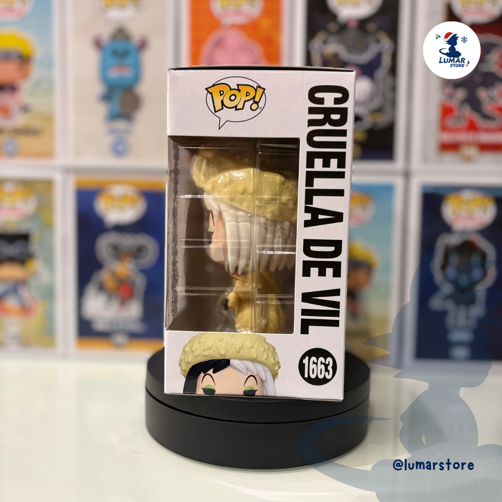 Funko Pop! Disney 1663 - Cruella de Vil | 101 Dálmatas