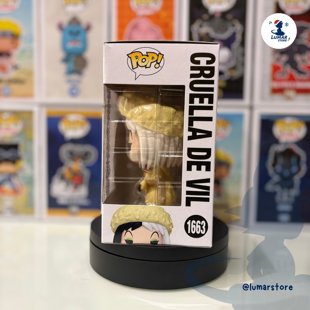 Funko Pop! Disney 1663 - Cruella de Vil | 101 Dálmatas