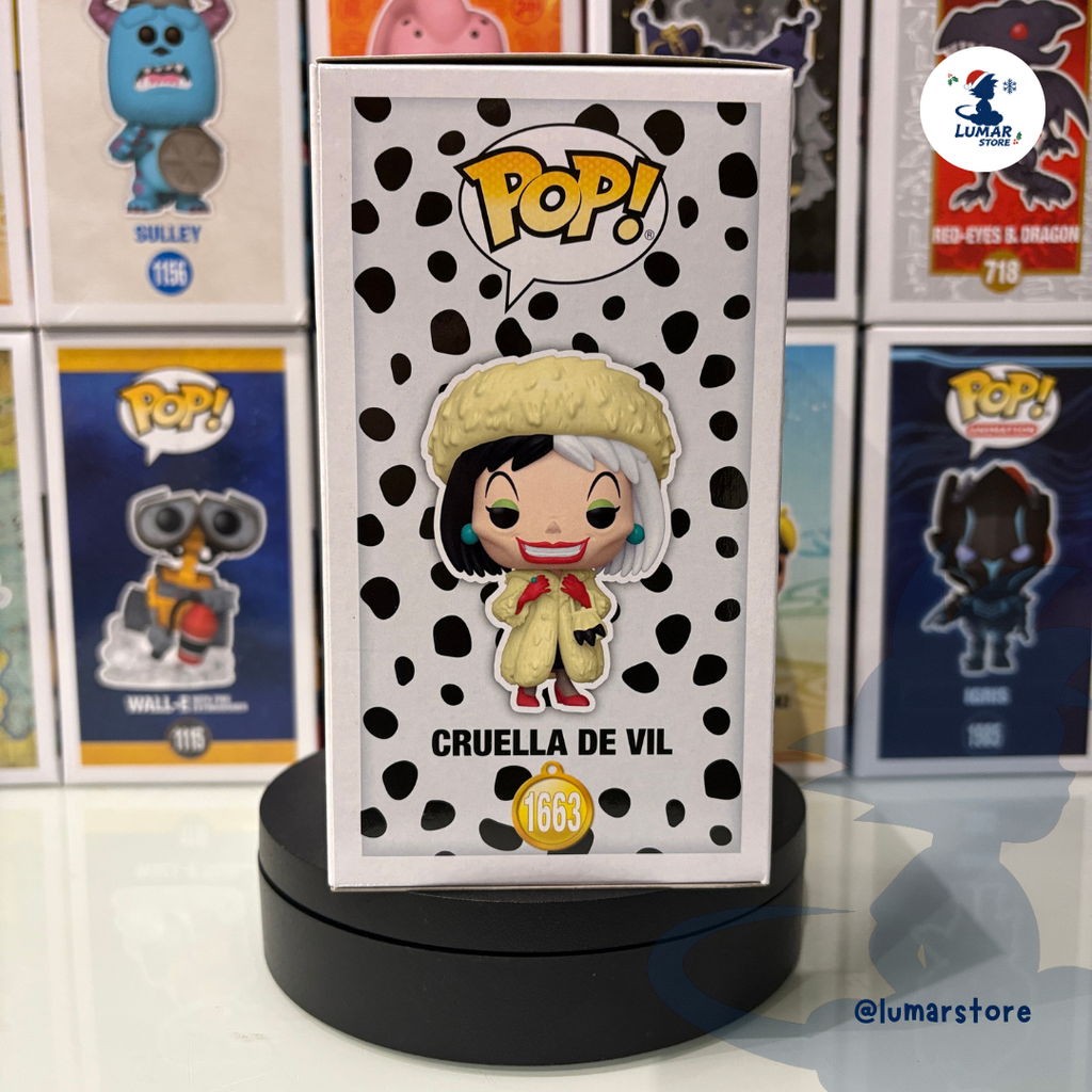 Funko Pop! Disney 1663 - Cruella de Vil | 101 Dálmatas