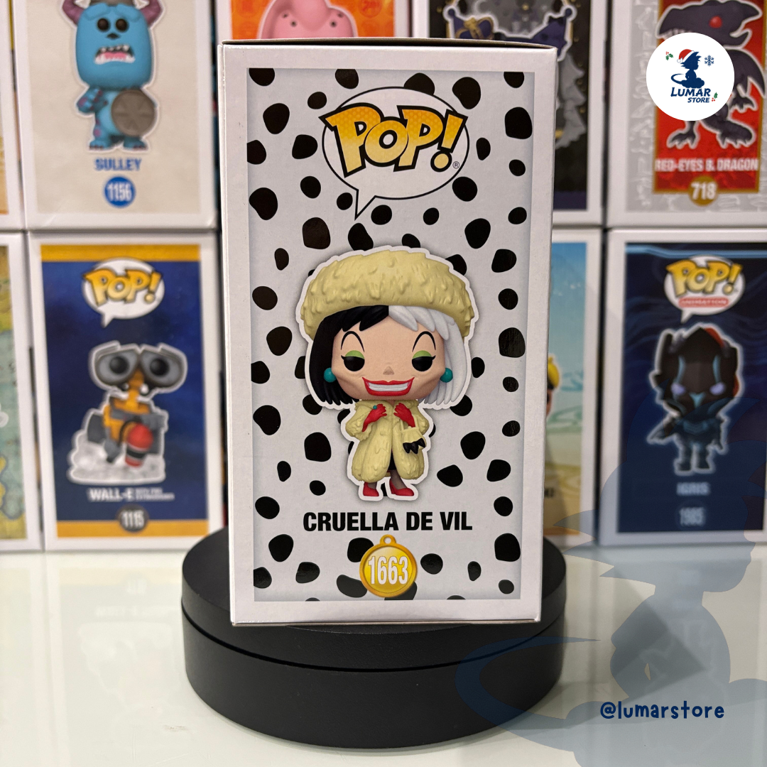 Funko Pop! Disney 1663 - Cruella de Vil | 101 Dálmatas