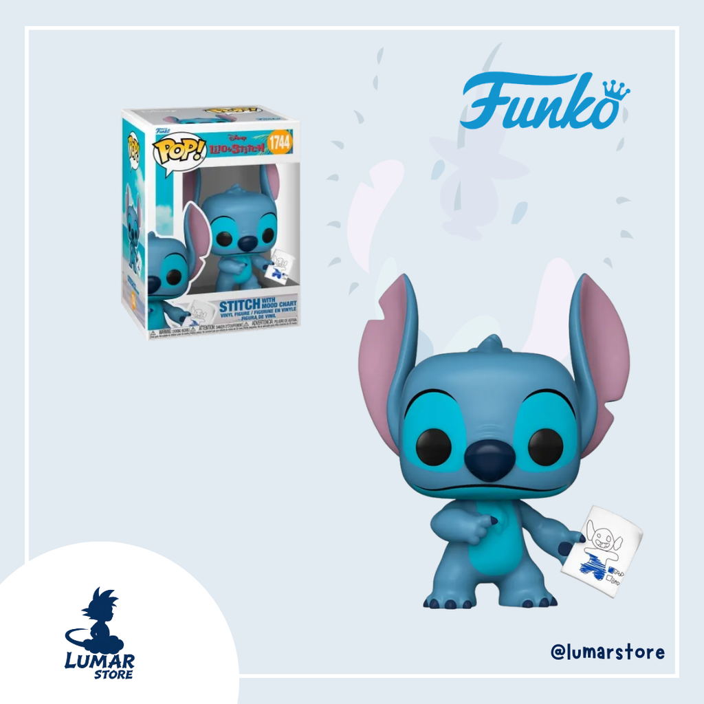 Funko Pop! Disney: Lilo & Stitch #1744 Stitch with Mood Chart