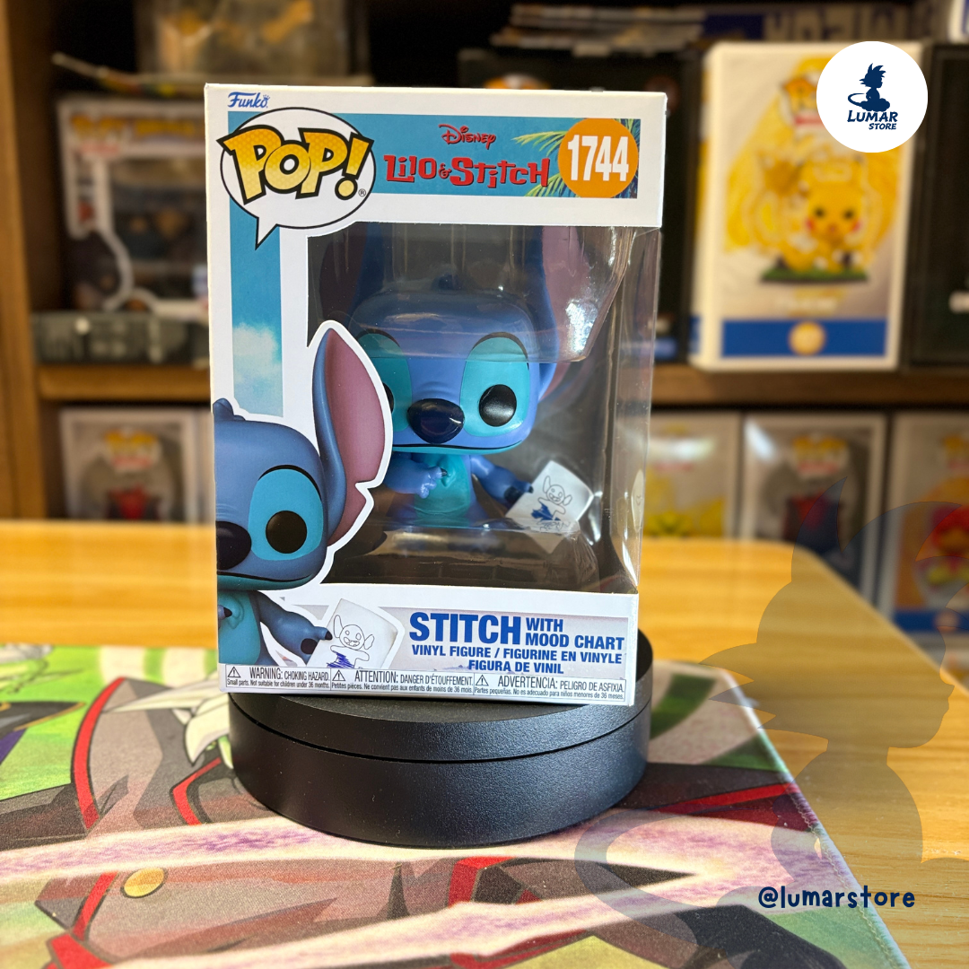 Funko Pop! Disney: Lilo & Stitch #1744 Stitch with Mood Chart