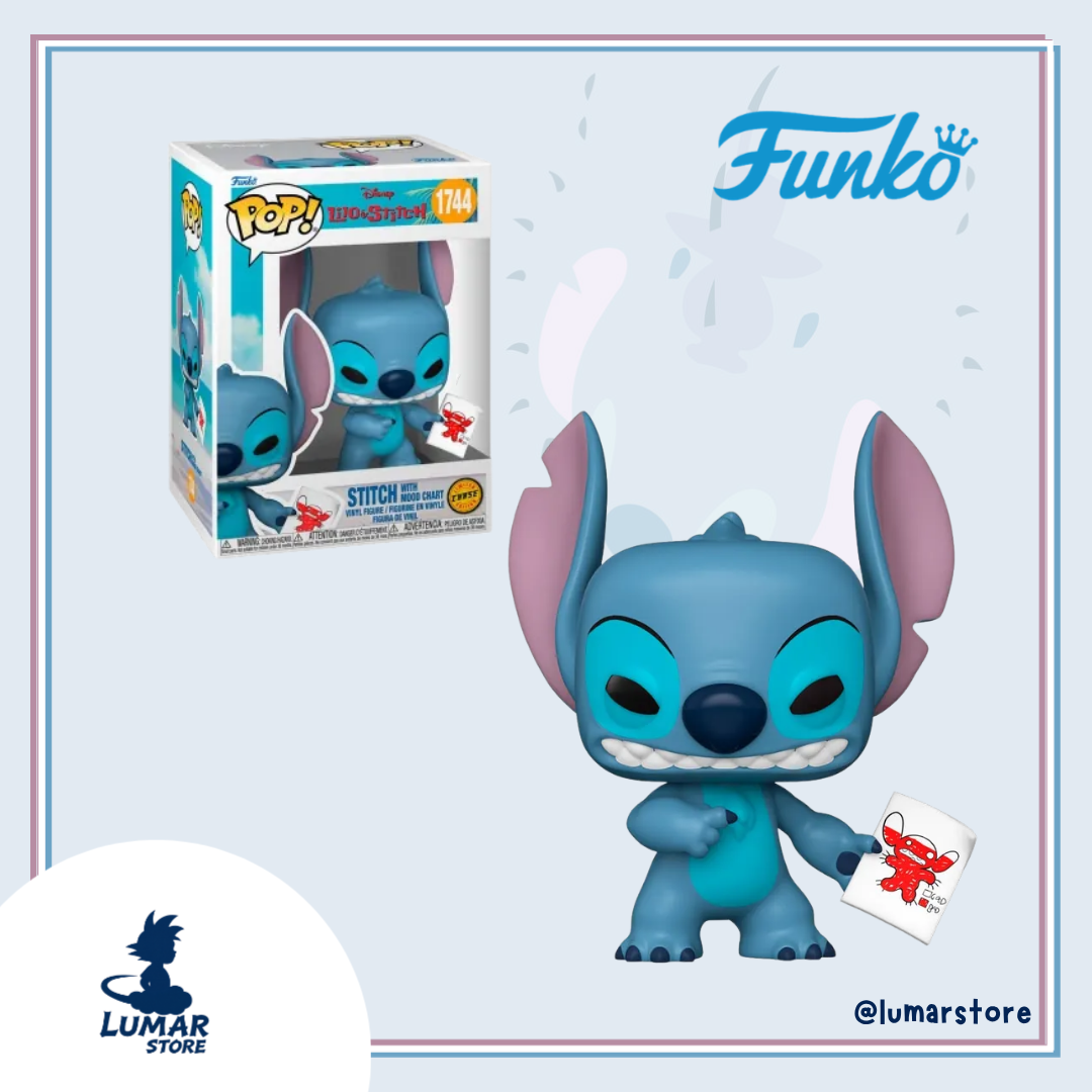 Funko Pop! Disney: Lilo & Stitch #1744 Stitch with Mood Chart (Limited Edition CHASE)