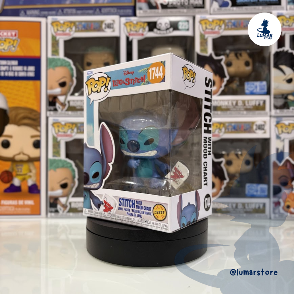 Funko Pop! Disney: Lilo & Stitch #1744 Stitch with Mood Chart (Limited Edition CHASE)