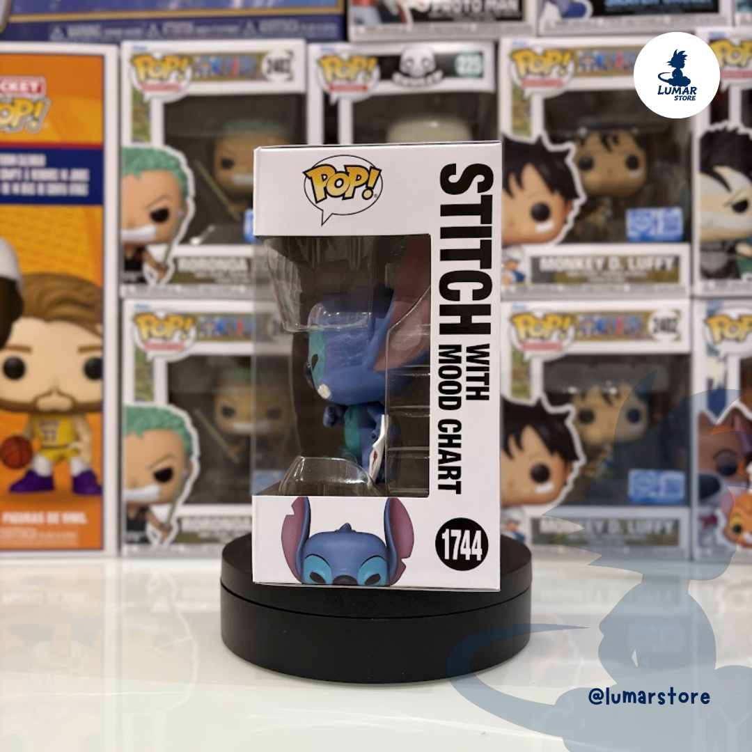 Funko Pop! Disney: Lilo & Stitch #1744 Stitch with Mood Chart (Limited Edition CHASE)