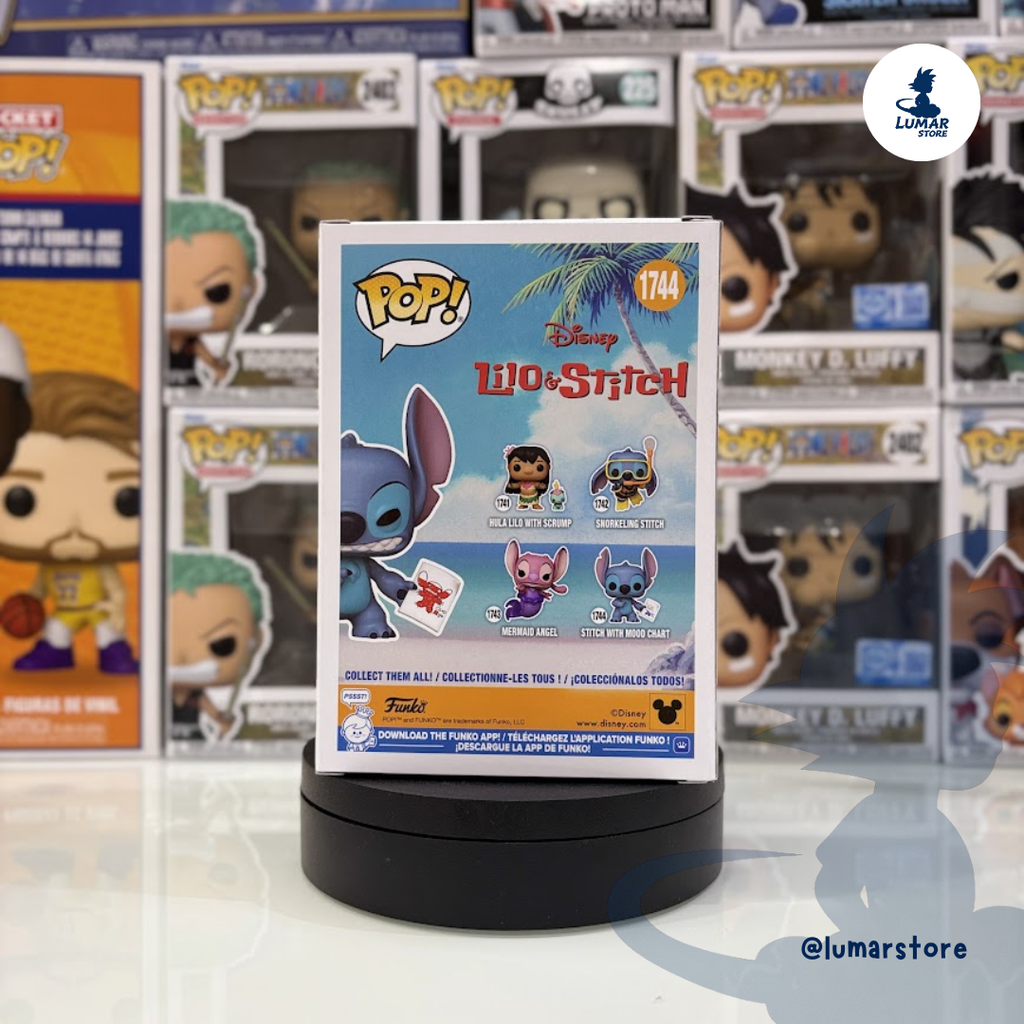Funko Pop! Disney: Lilo & Stitch #1744 Stitch with Mood Chart (Limited Edition CHASE)