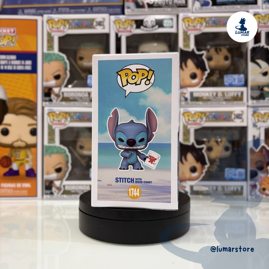 Funko Pop! Disney: Lilo & Stitch #1744 Stitch with Mood Chart (Limited Edition CHASE)