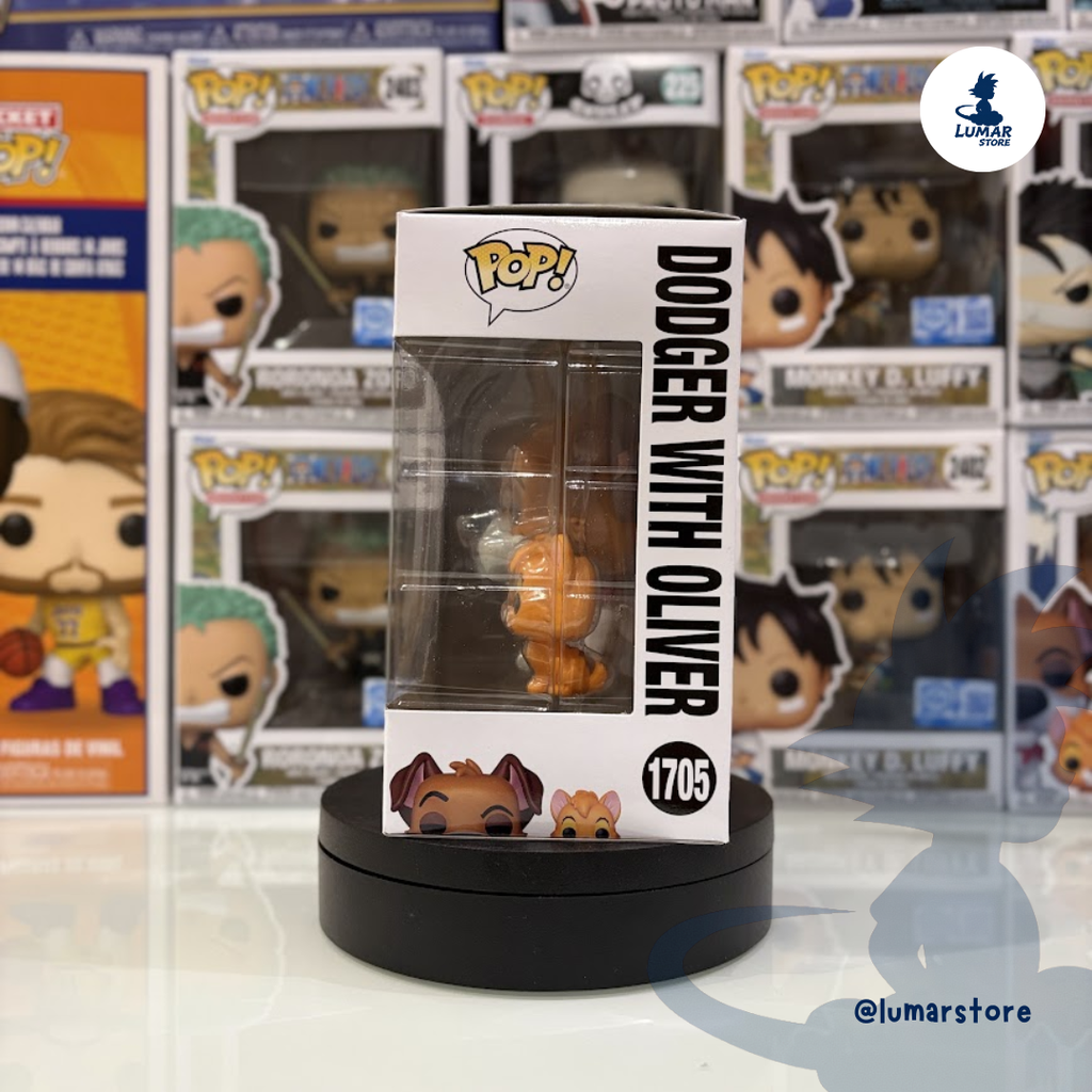 Funko Pop! Disney: Oliver y su Pandilla #1705 Dodger with Oliver