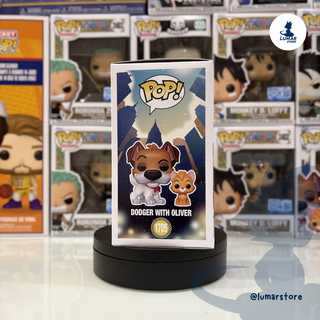 Funko Pop! Disney: Oliver y su Pandilla #1705 Dodger with Oliver