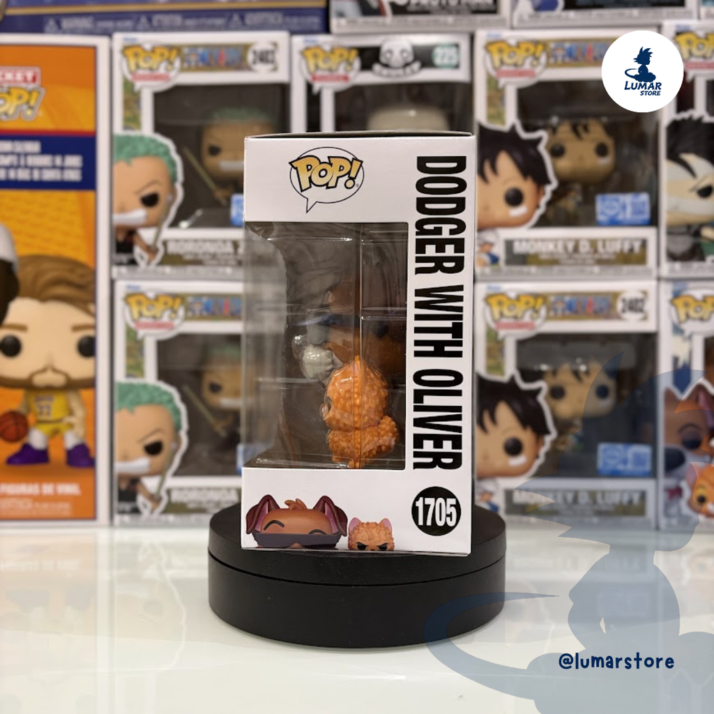 Funko Pop! Disney: Oliver y su Pandilla #1705 Dodger with Oliver (Limited Edition CHASE)