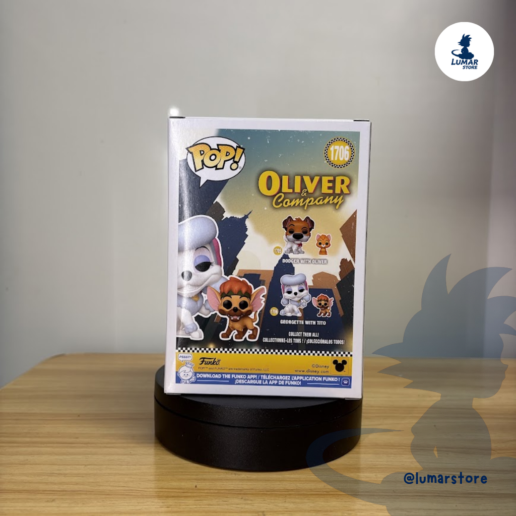 Funko Pop! Disney: Oliver y su Pandilla #1706 Georgette with Tito