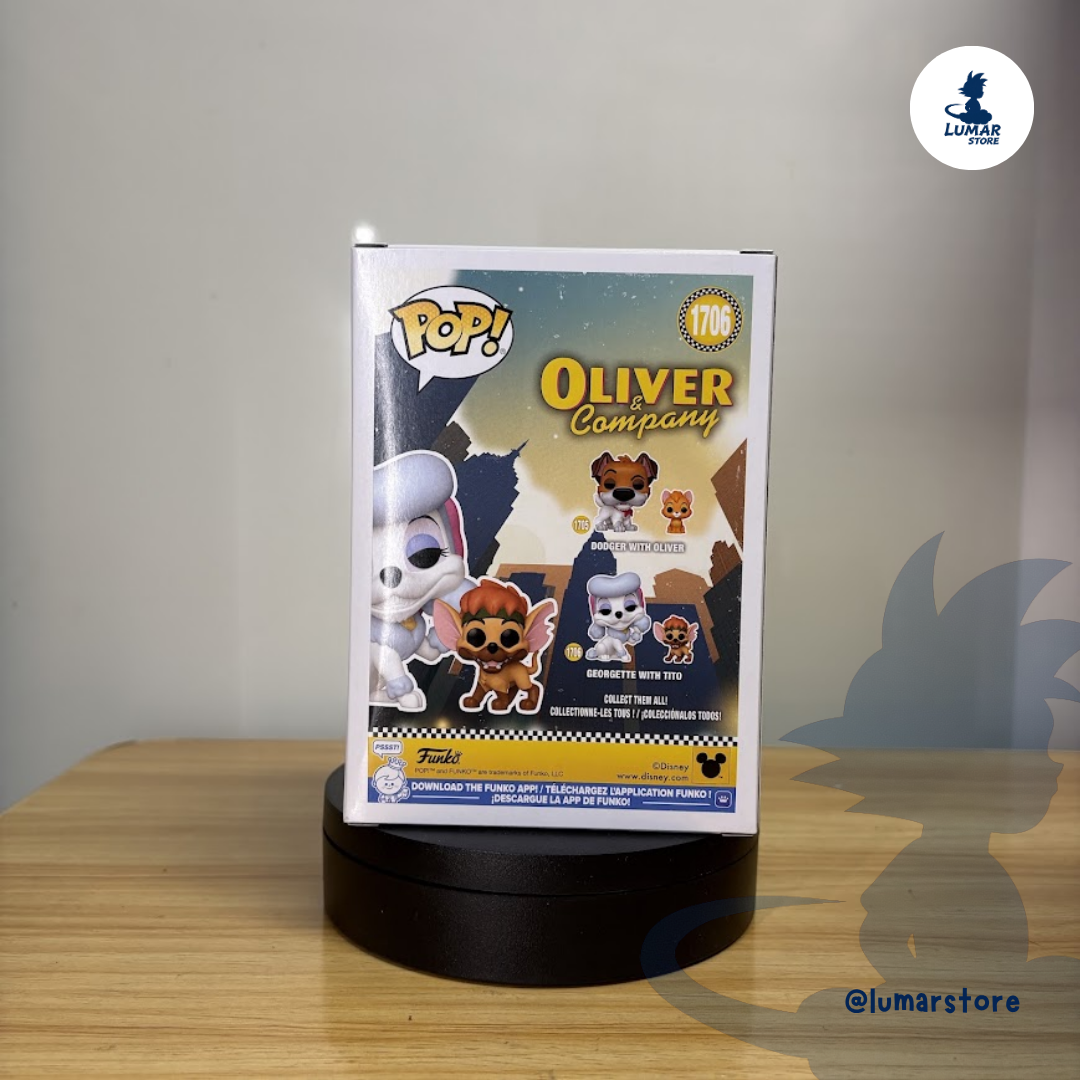 Funko Pop! Disney: Oliver y su Pandilla #1706 Georgette with Tito