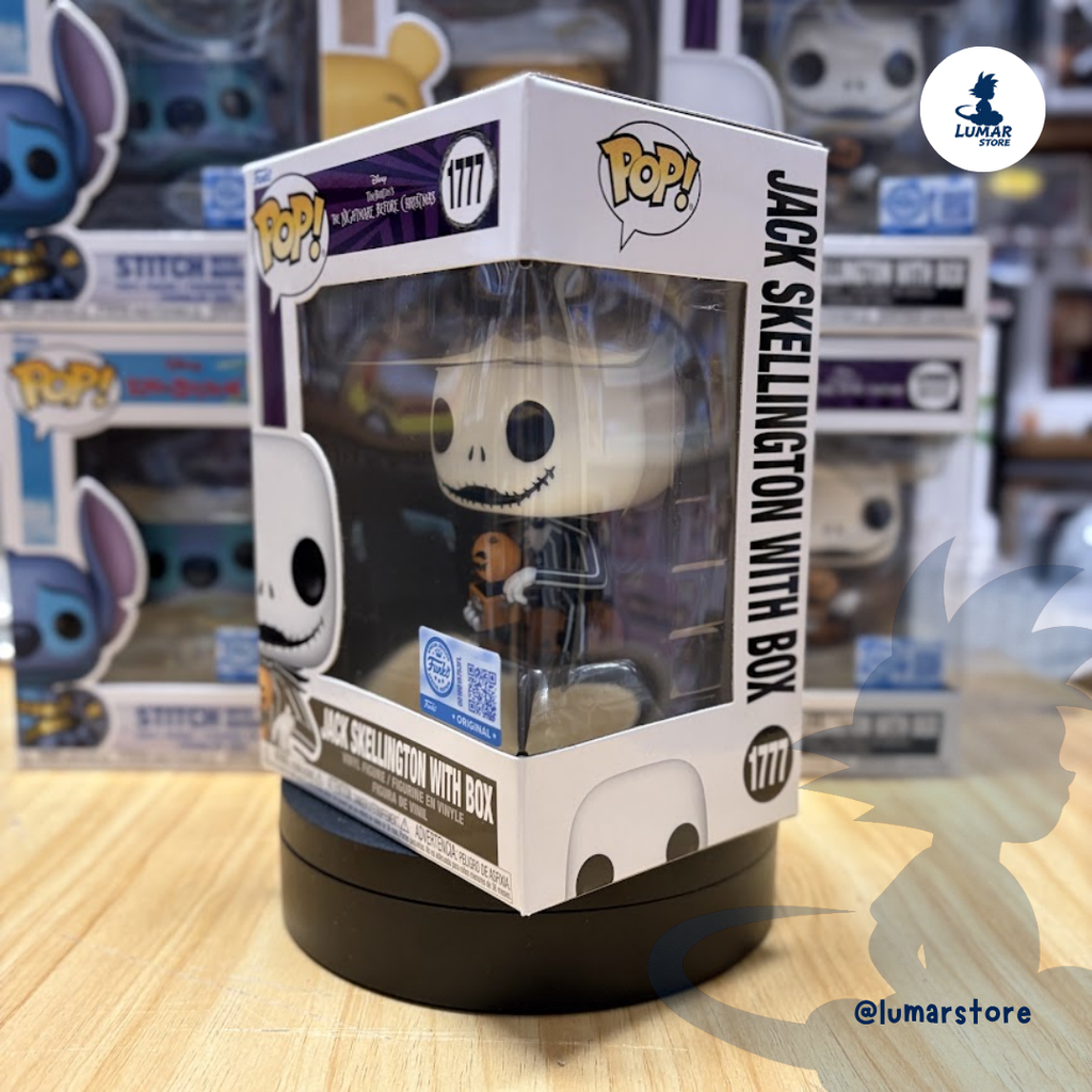 Funko Pop! Disney: Pesadilla antes de Navidad #1777 Jack Skellington with Box (Special Edition)