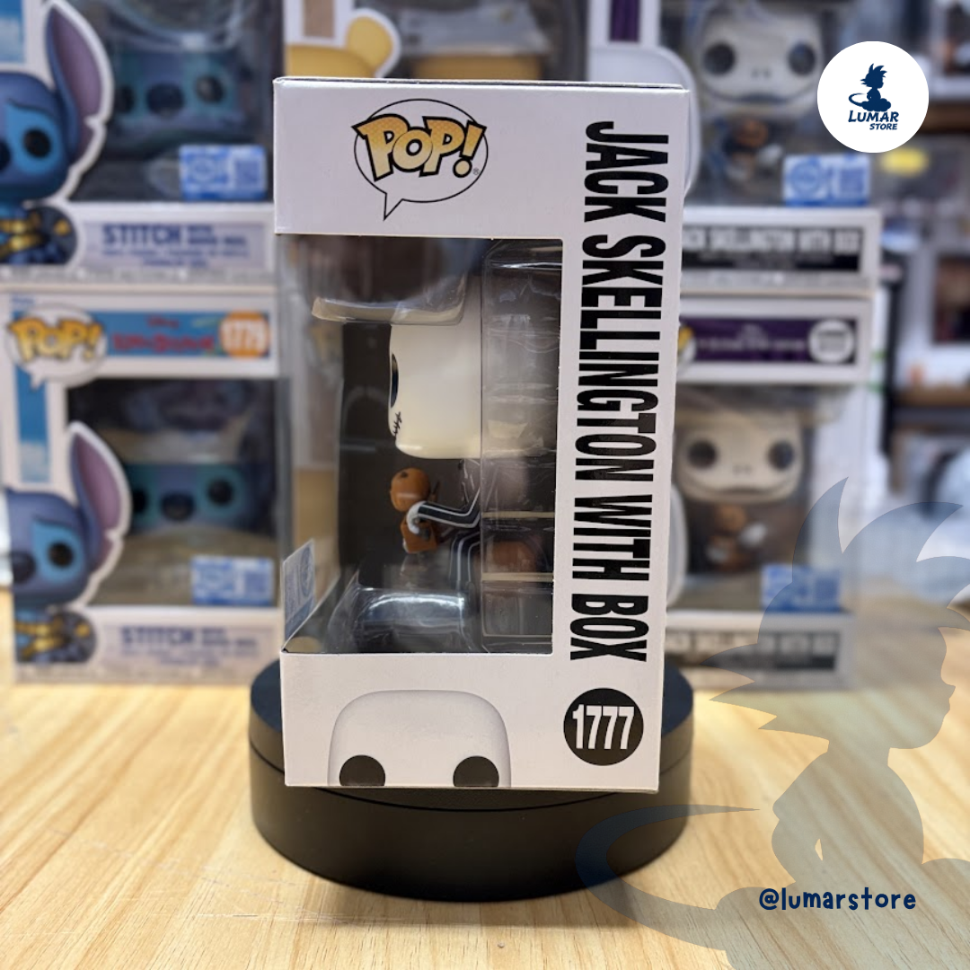 Funko Pop! Disney: Pesadilla antes de Navidad #1777 Jack Skellington with Box (Special Edition)