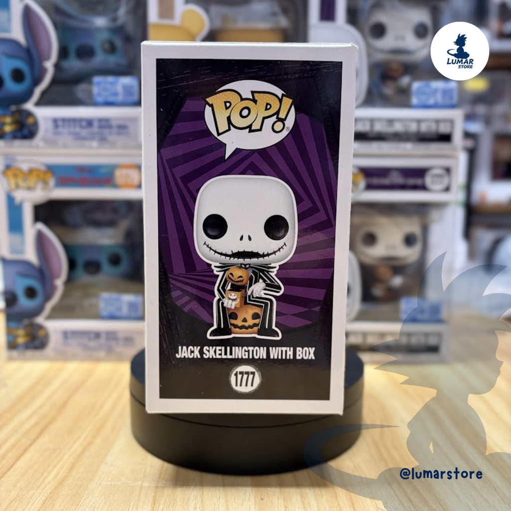 Funko Pop! Disney: Pesadilla antes de Navidad #1777 Jack Skellington with Box (Special Edition)