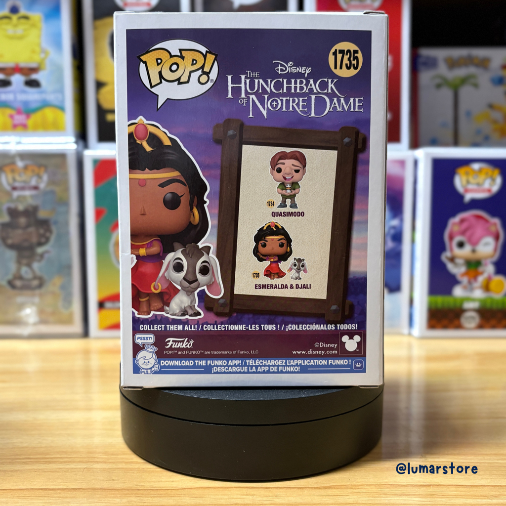 Funko Pop! Disney: The Hunchback of Notre Dame #1735 Esmeralda & Djali