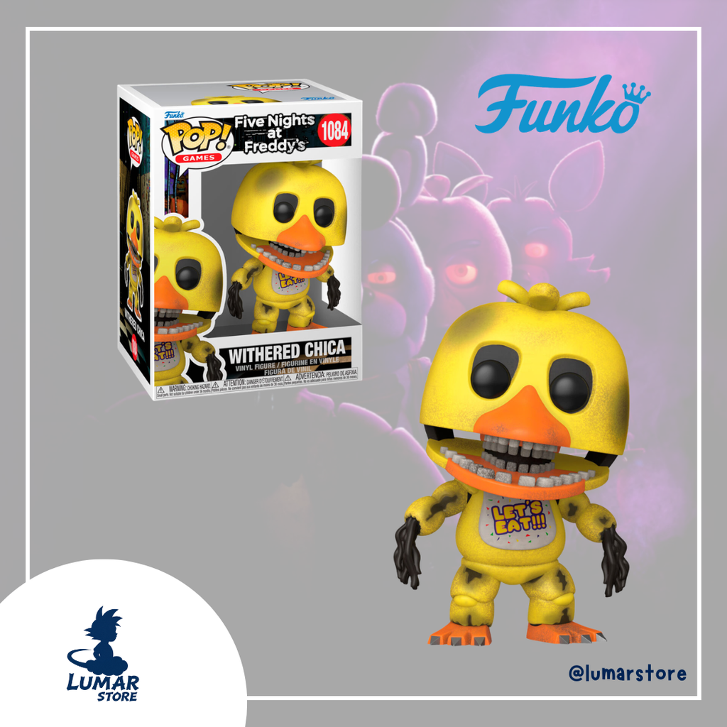 Funko Pop! Games 1084 - Withered Chica | Five Nights at Freddy's (FNAF)