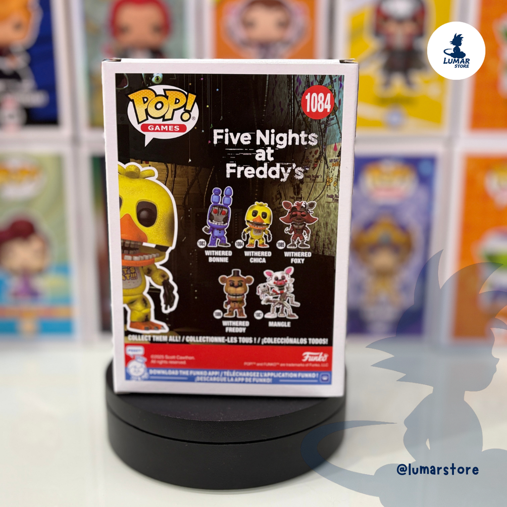 Funko Pop! Games 1084 - Withered Chica | Five Nights at Freddy's (FNAF)