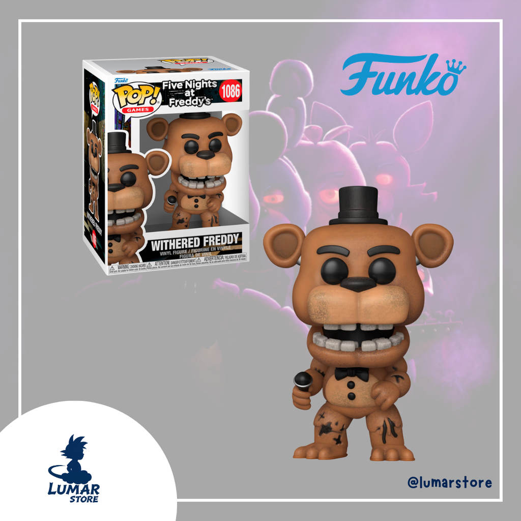 Funko Pop! Games 1086 - Withered Freddy | Five Nights at Freddy's (FNAF)