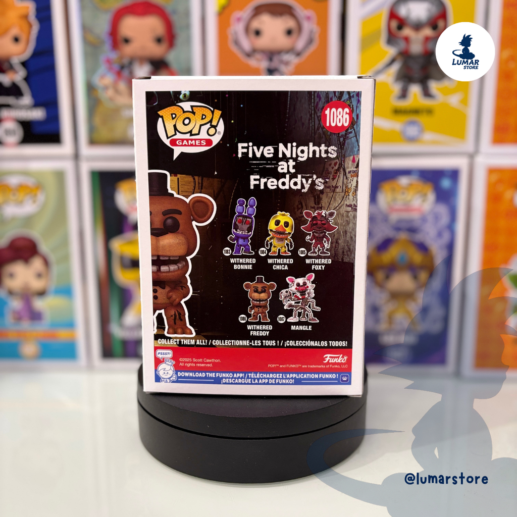 Funko Pop! Games 1086 - Withered Freddy | Five Nights at Freddy's (FNAF)