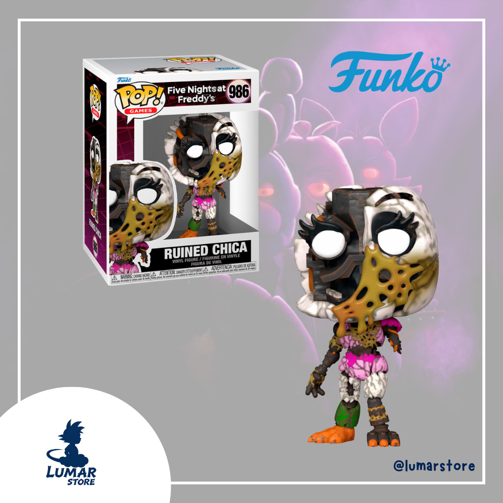 Funko Pop! Games 986 - Ruined Chica | Five Nights at Freddy's: Security Breach - Ruin