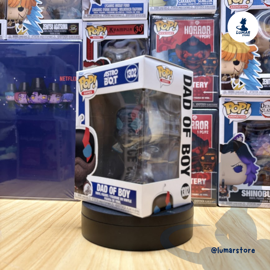 Funko Pop! Games: Astro Bot #1302 Dad of Boy (God of War Kratos Bot)