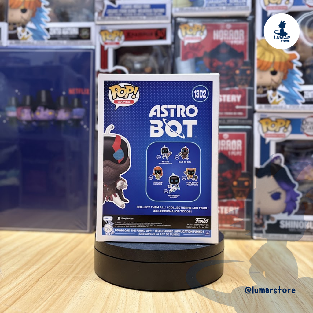 Funko Pop! Games: Astro Bot #1302 Dad of Boy (God of War Kratos Bot)