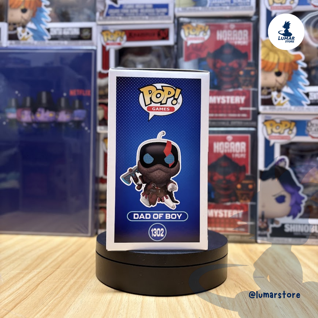 Funko Pop! Games: Astro Bot #1302 Dad of Boy (God of War Kratos Bot)