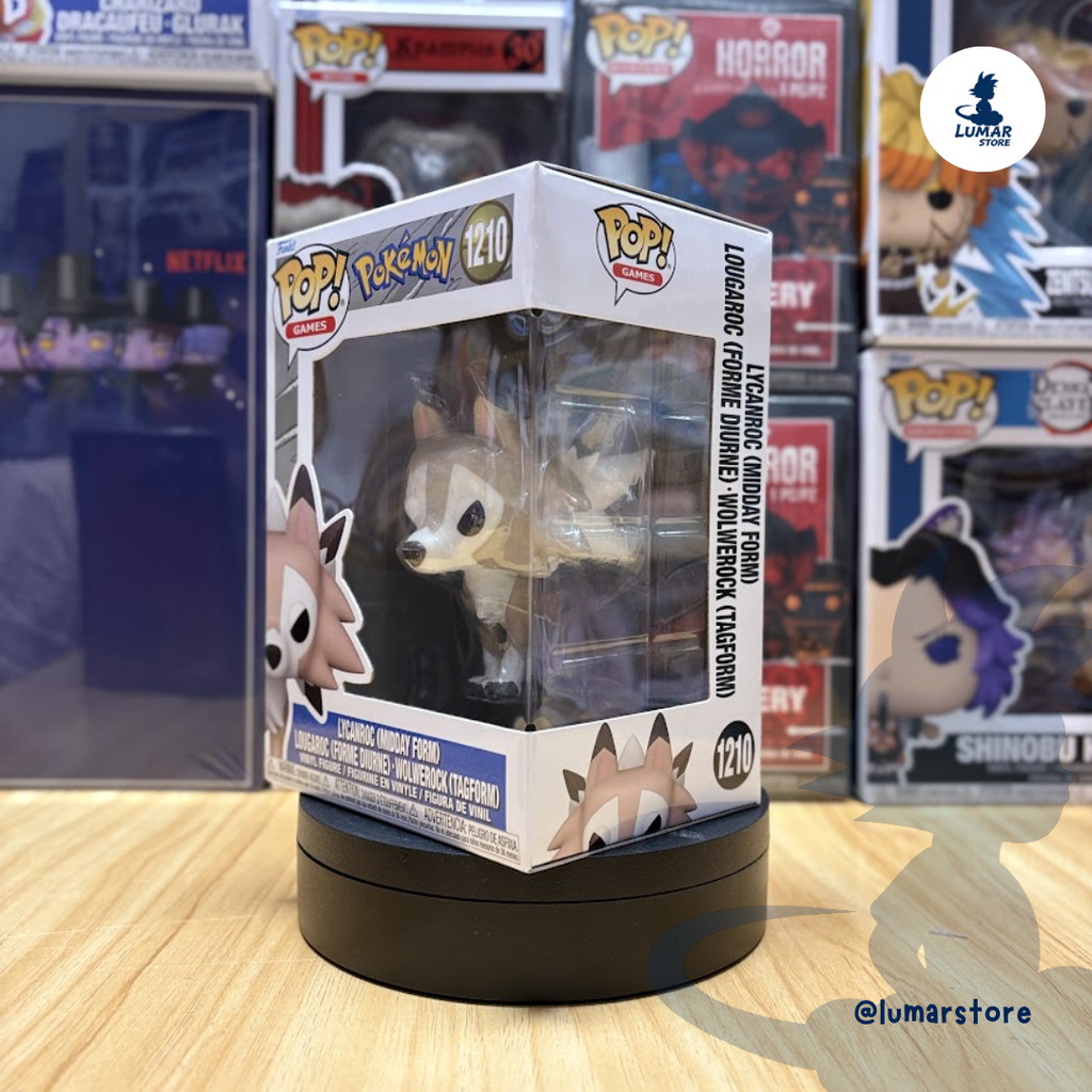 Funko Pop! Games: Pokémon #1210 Lycanroc Forma Diurna (Midday Form)