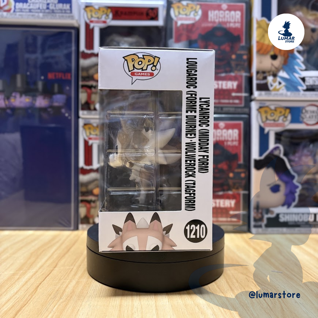 Funko Pop! Games: Pokémon #1210 Lycanroc Forma Diurna (Midday Form)