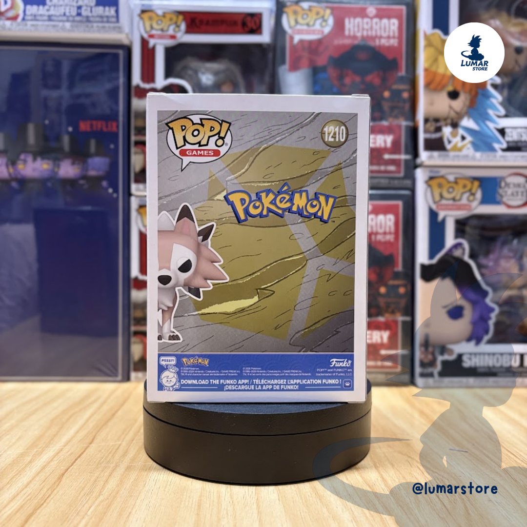 Funko Pop! Games: Pokémon #1210 Lycanroc Forma Diurna (Midday Form)