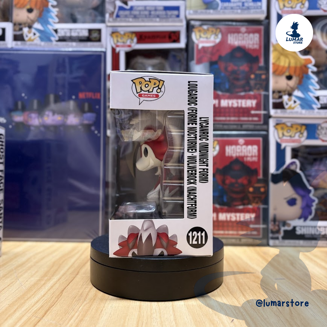 Funko Pop! Games: Pokémon #1211 Lycanroc Forma Nocturna (Midnight Form)