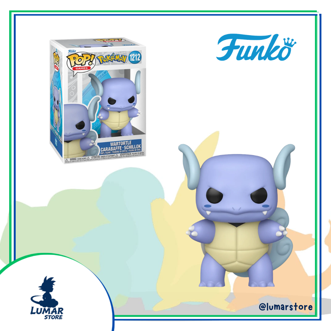 Funko Pop! Games: Pokémon #1212 Wartortle (Kanto Starter Evolution)