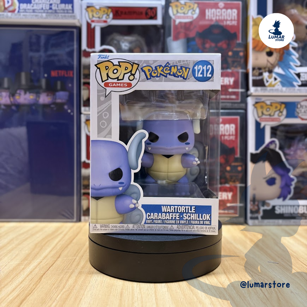 Funko Pop! Games: Pokémon #1212 Wartortle (Kanto Starter Evolution)