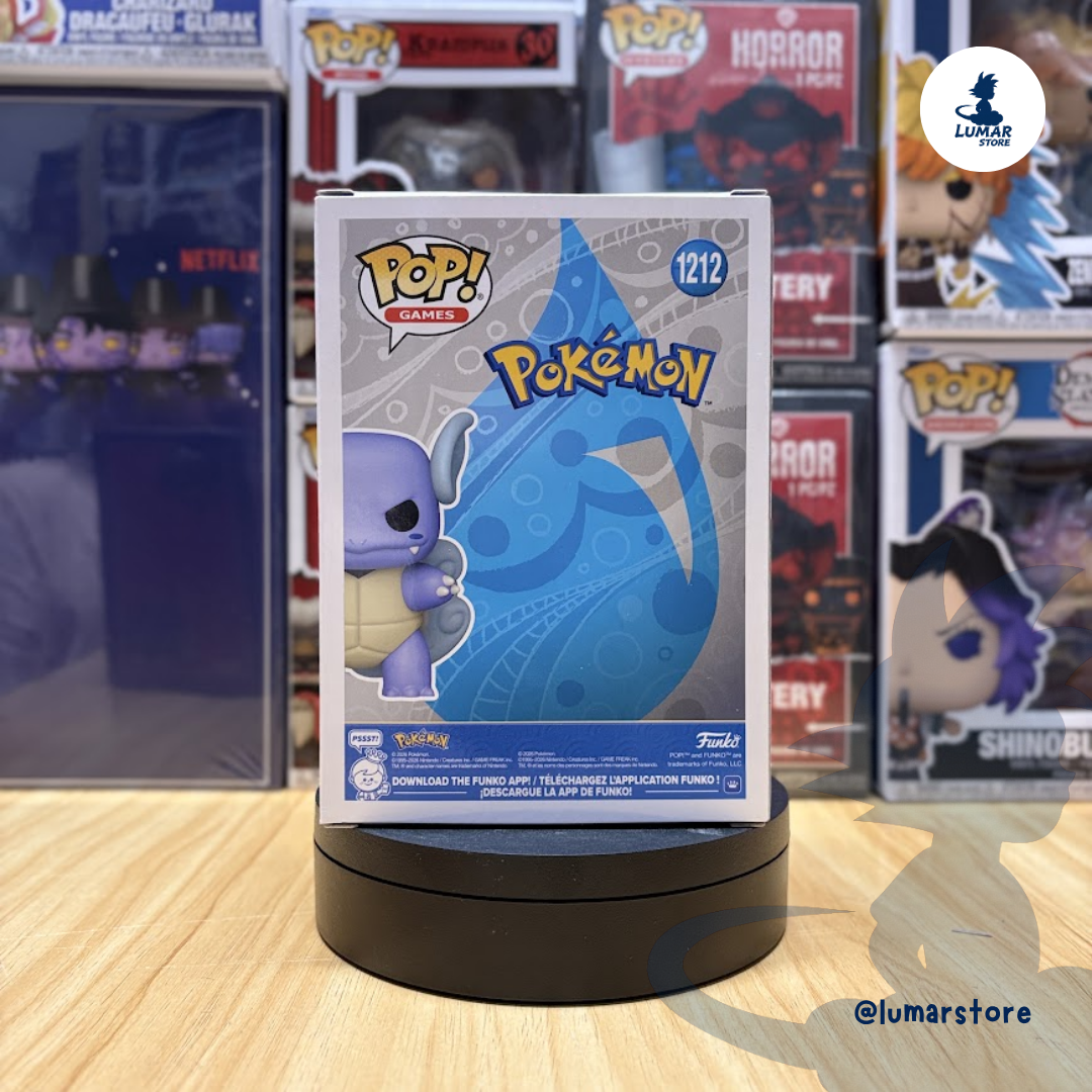 Funko Pop! Games: Pokémon #1212 Wartortle (Kanto Starter Evolution)