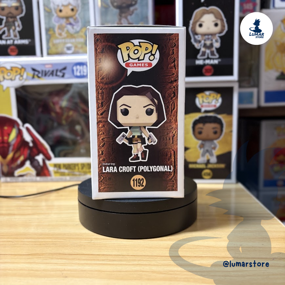 Funko Pop! Games: Tomb Raider #1192 Lara Croft Polygonal (Retro 1996 Edition)
