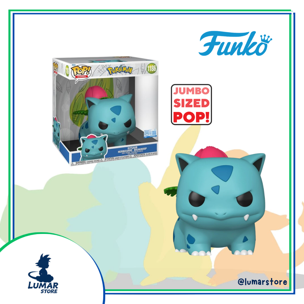 Funko Pop! Jumbo 10" Games: Pokémon #1186 Ivysaur (Jumbo Sized)