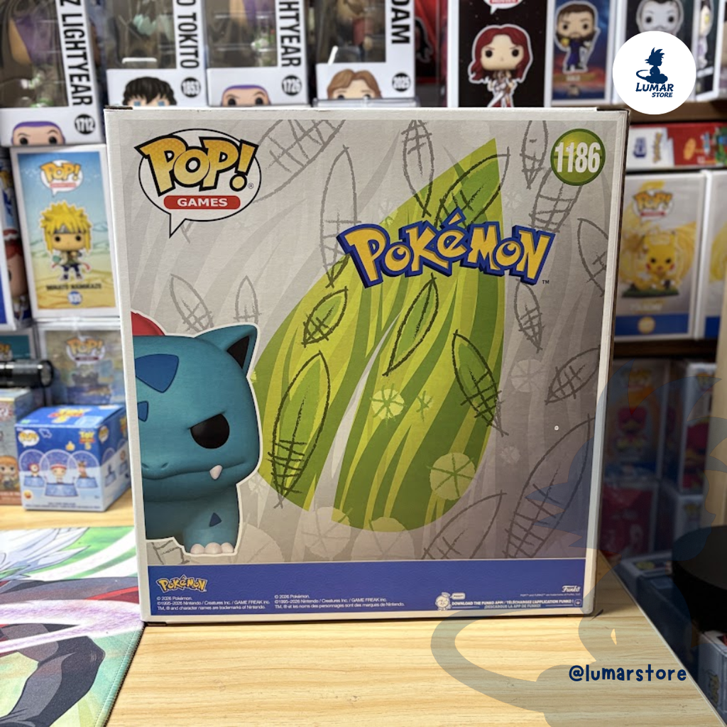 Funko Pop! Jumbo 10" Games: Pokémon #1186 Ivysaur (Jumbo Sized)