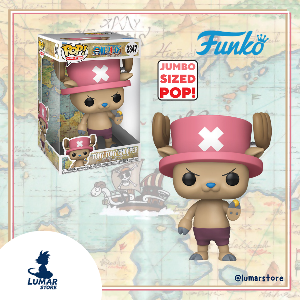 Funko Pop! Jumbo 10" One Piece #2347 Tony Tony Chopper with Rumble Ball