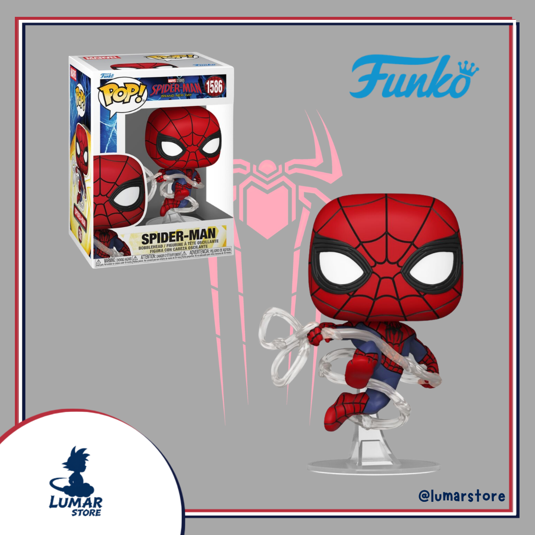 Funko Pop! Marvel: Spider-Man Brand New Day #1586 Spider-Man (Web Swinging Pose)