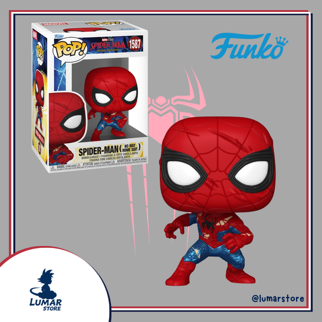 Funko Pop! Marvel: Spider-Man Brand New Day #1587 Spider-Man (No Way Home Suit - Battle Damaged)