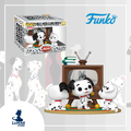 Funko Pop! Moment Rolly, Patch y Lucky with TV #1664 – Disney 101 Dálmatas